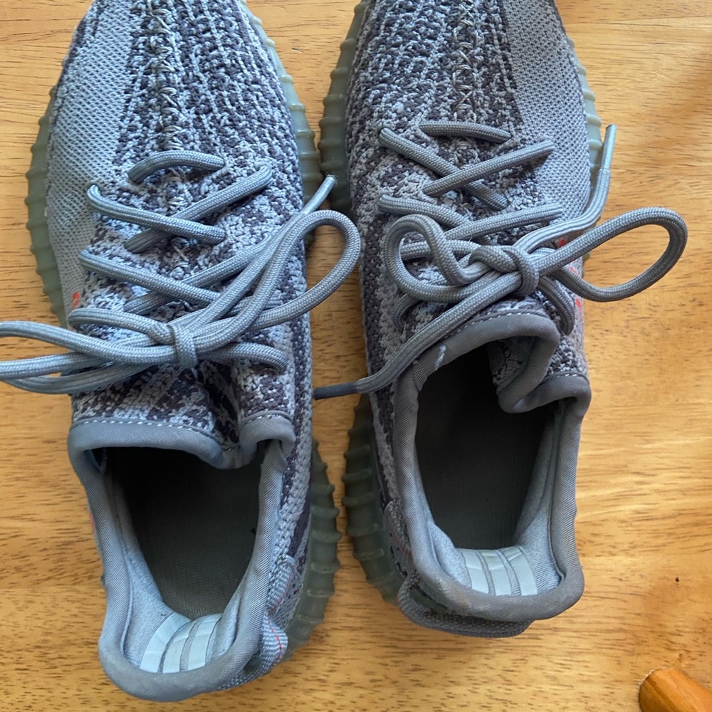 Gray and Black Knit Sneakers